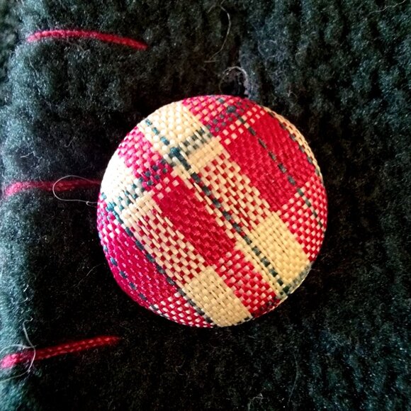 VTG Take Two Clothing Co. Christmas Fleece Jacket W/ Santa & Reindeer Applique - Picture 14 of 16